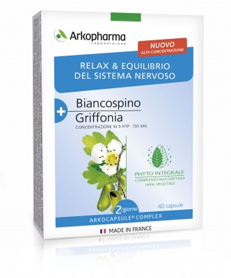 

Arkopharma Arkocapsule Complex Relax & Equilibrio Del Sistema Nervoso 40 Capsule