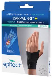Epitact(R) Carpal'Go™ Ortesi Polso Flessibile Per Sindrome Del Tunnel Carpale Sinistro Taglia M 1 Pezzo