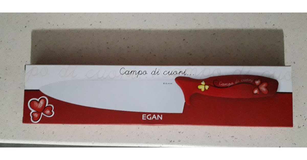 Image of Egan Coltello Cucina Rosso 1 Pezzo