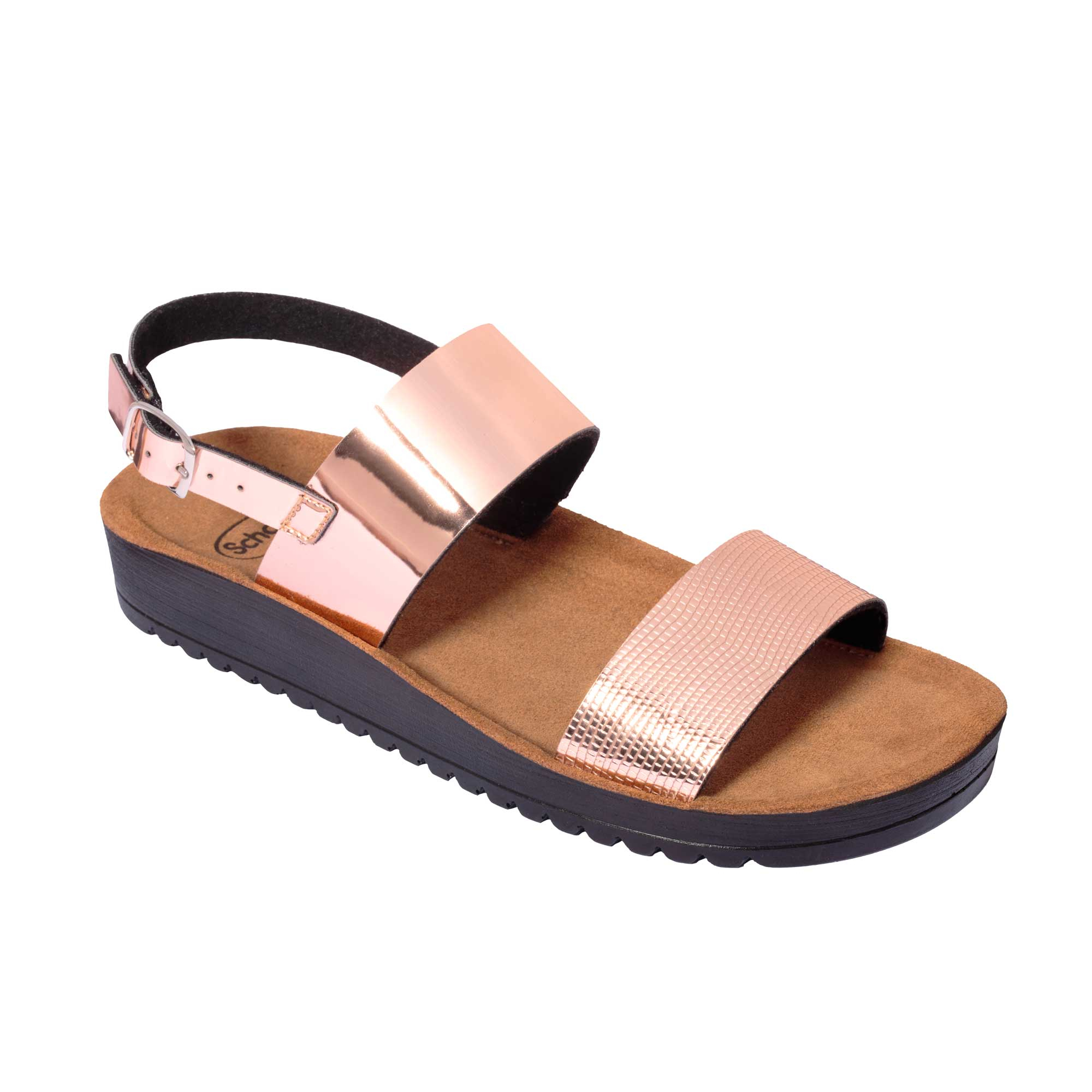 Image of Dr.Scholl Cynthia Sandal Mirror Synthetic Rose Gold 39