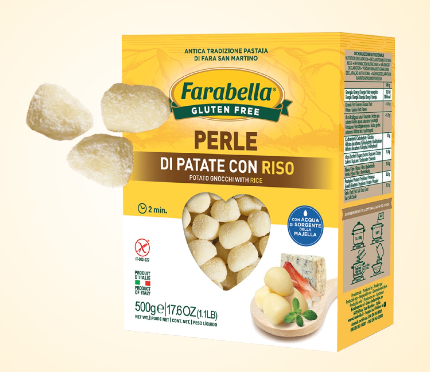 

Farabella Perle Di Patate Con Riso 500g