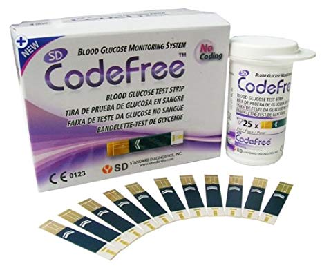 Image of Codefree™ Strisce Reattive Per La Misurazione Del Glucosio Nel Sangue 50 Pezzi