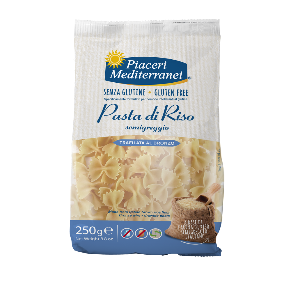 

Piaceri Mediterranei Pasta Di Riso Farfalle 250g