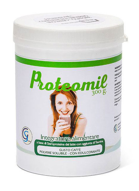 Image of Sanamedica Proteomil Gusto Caffe&#39; Integratore Alimentare Senza Glutine 300g