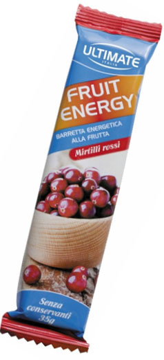 Image of Ultimate Barretta Fruit Energy Mirtilli Rossi 1 Pezzo