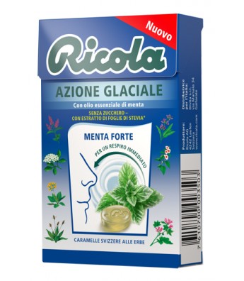 

Ricola Azione Glaciale Con Olio Essenziale Di Menta 50g