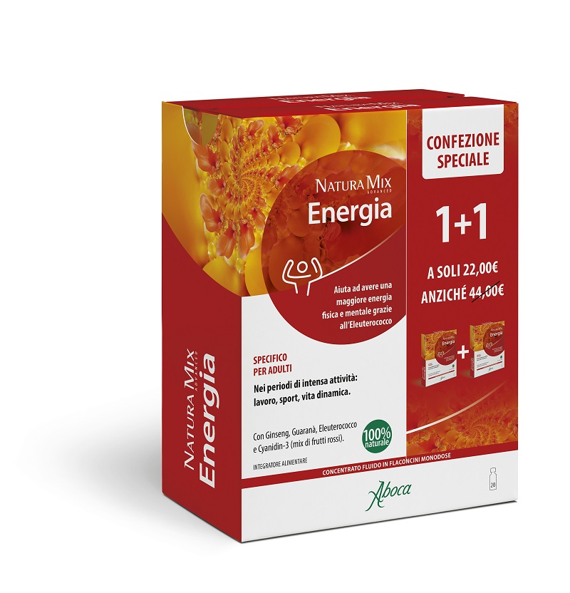 Image of Natura Mix Advanced Energia Aboca 10+10 Flanconcini