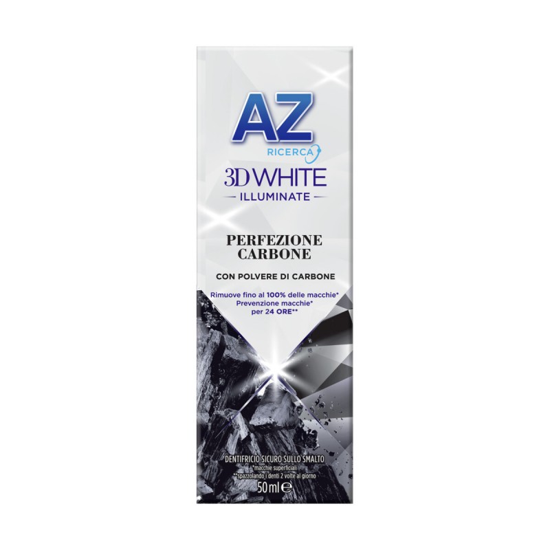 

AZ 3D WHITE ILLUMINANTE PERFEZIONE CARBONE DENTIFRICIO 50ML