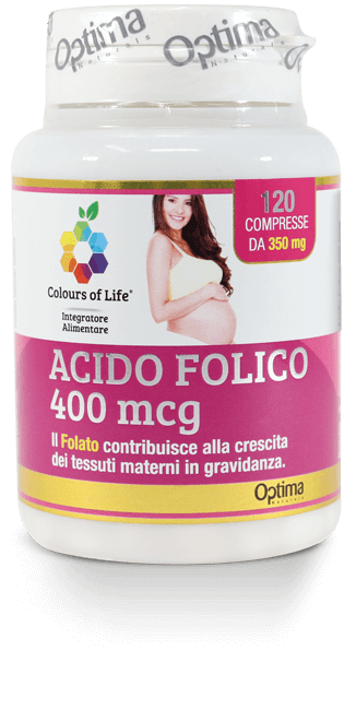 

Acido Folico 400Mcg Colours Of Life® Optima Naturals 120 Compresse