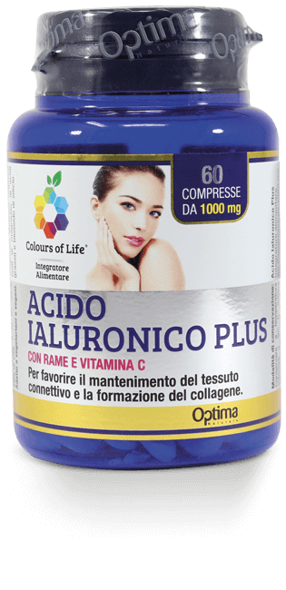 Acido Ialuronico Plus Con Rame E Vitamina C Colours Of Life(R) Optima Naturals 60 Compresse