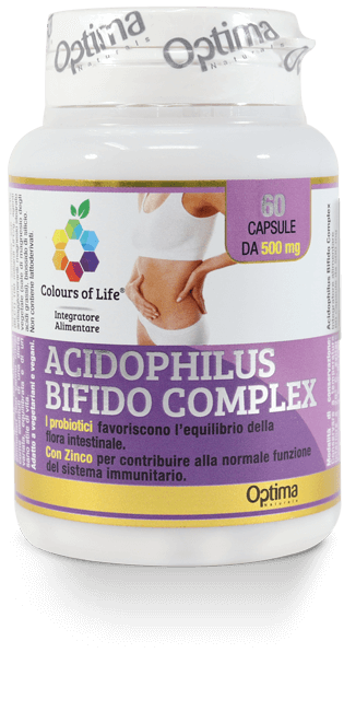 Image of Acidophilus Bifido Complex Colours Of Life(R) Optima Naturals 60 Capsule