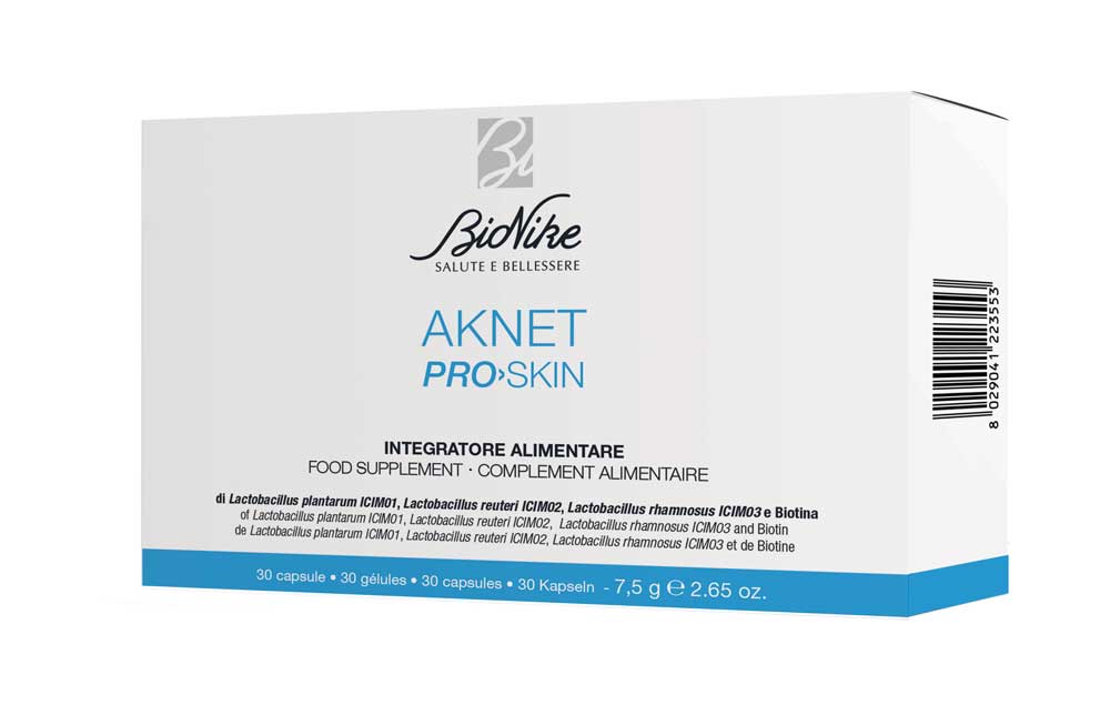 

Aknet Pro-Skin Integratore Alimentare BioNike 30 Capsule