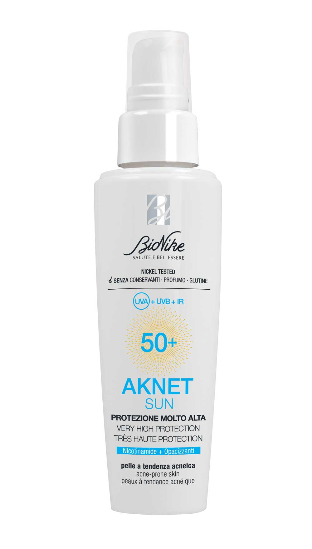 Image of Aknet Sun Protezione Molto Alta Spf50+ BioNike 50ml033