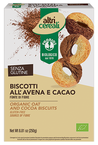 

Altri Cereali Biscotti All'Avena E Cacao Probios 250g