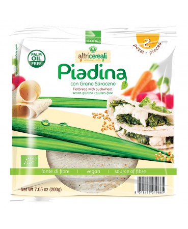 

Altri Cereali Piadina Al Grano Saraceno Probios 200g