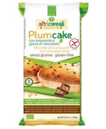 

Altri Cereali Plumcake Con Amaranto E Gocce Di Cioccolato Probios 180g