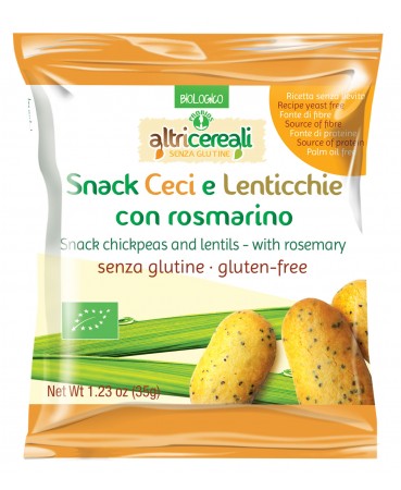 

Altri Cereali Snack Ceci E Lenticchie Con Rosmarino Probios 35g