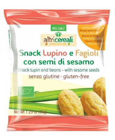 

Altri Cereali Snack Lupino E Fagioli Con Semi Di Sesamo Probios 35g