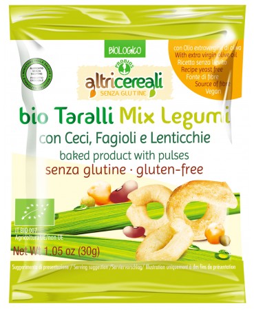 

Altri Cereali Taralli Mix Legumi Probios 30g