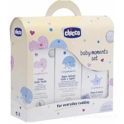 

Baby Moments Trial Set Bagno Delicato - Crema Corpo - Acqua Di Colonia Chicco®