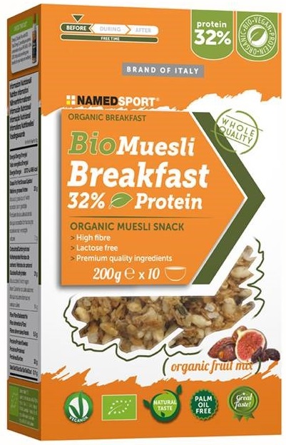 

BioMuesli Breakfast 32% Protein Organic Fruit Mix NamedSport® 200g