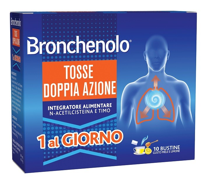 Image of Bronchenolo(R) Tosse Doppia Azione 10 Bustine