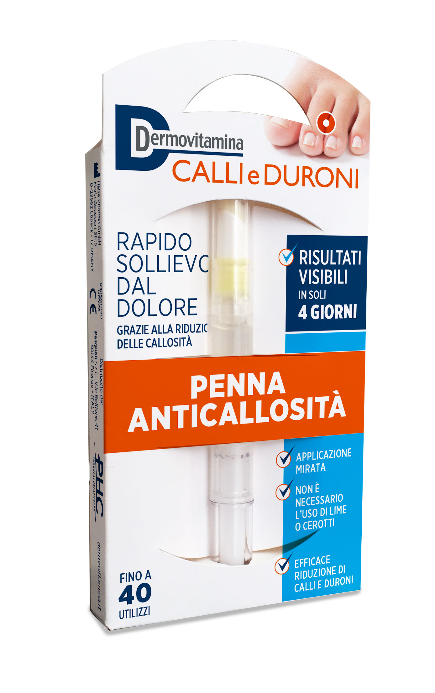 

Calli E Duroni Penna Anticallosità Dermovitamina 2ml