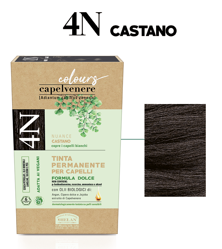 Image of Capelvenere Colours Tinta Capelli 4N Castano Helan033