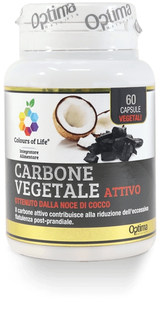 

Carbone Vegetale Attivo Colours Of Life® Optima Naturals 60 Capsule