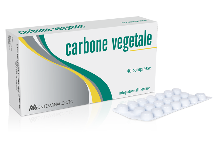 

Carbone Vegetale MONTEFARMACO 40 Compresse