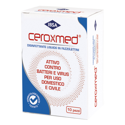 

Ceroxmed® Disinfettante Liquido In Fazzolettini IBSA 10 Pezzi