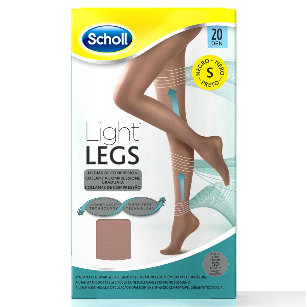 Image of Scholl Collant A Compressione 20 Den Taglia S Color Carne033