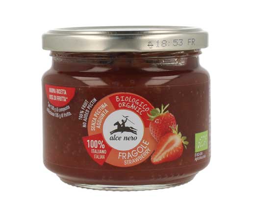 

Composta Di Fragole Biologica Alce Nero 270g