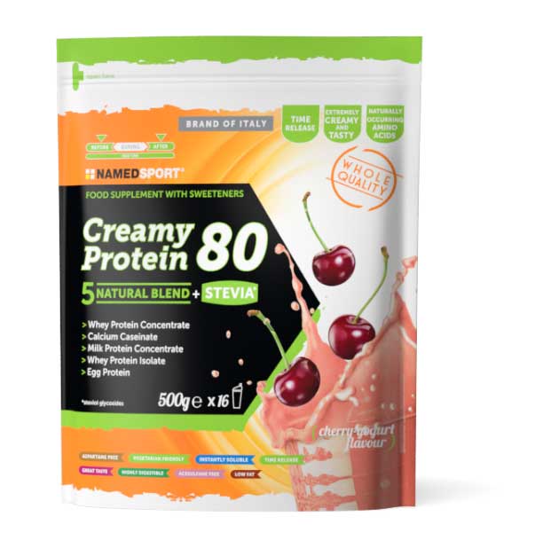 

Creamy Protein 80 Cherry Yogurt NamedSport 500g