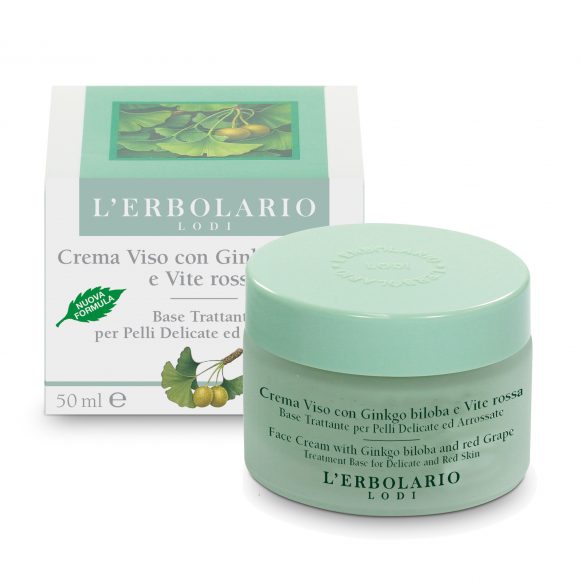 Image of L&#39;Erbolario Crema Viso con Ginkgo Biloba e Vite Rossa 50ml033