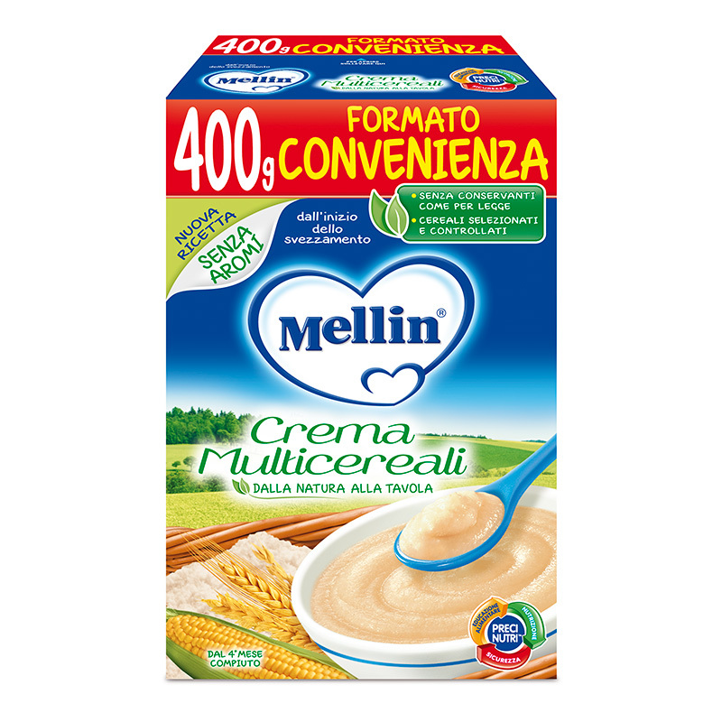 

Crema Multicereali Mellin 400g