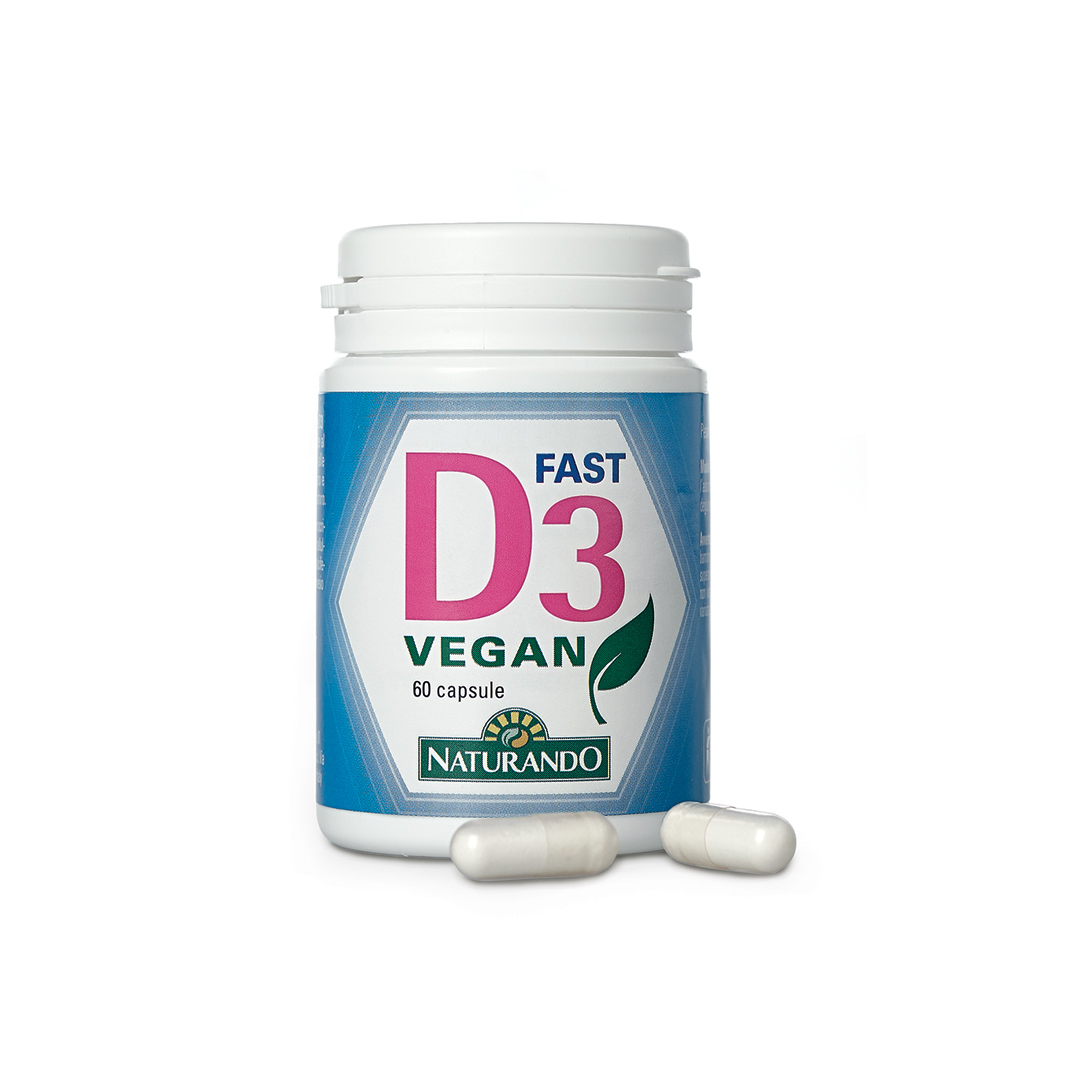 

D3 Fast Vegan Naturando 60 Capsule