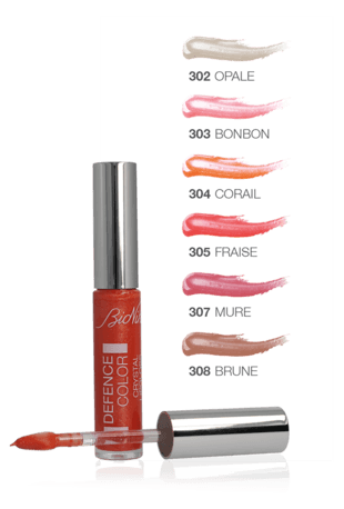 Image of Defence Color Crystal Lipgloss Lucidalabbra 304 Corail BioNike 6ml033