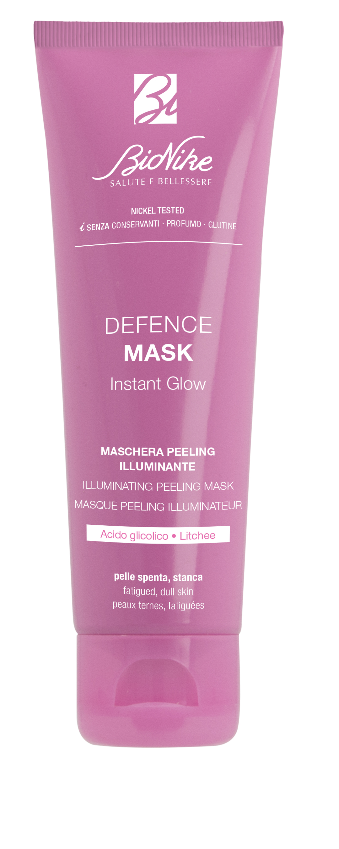 Image of Defence Mask Instant Glow Maschera Peeling Illuminante BioNike 75ml