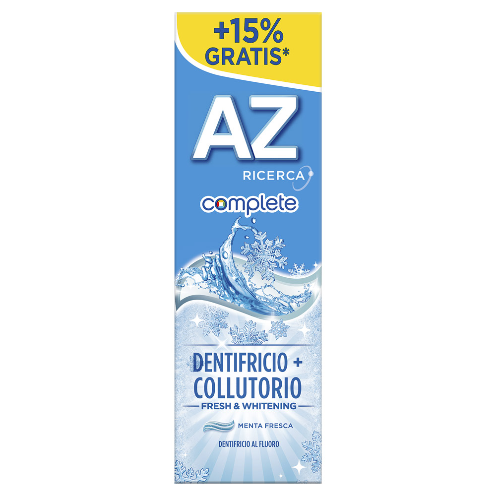 

AZ Complete Dentifricio + Collutorio Fresh & Whitening 65+10ml