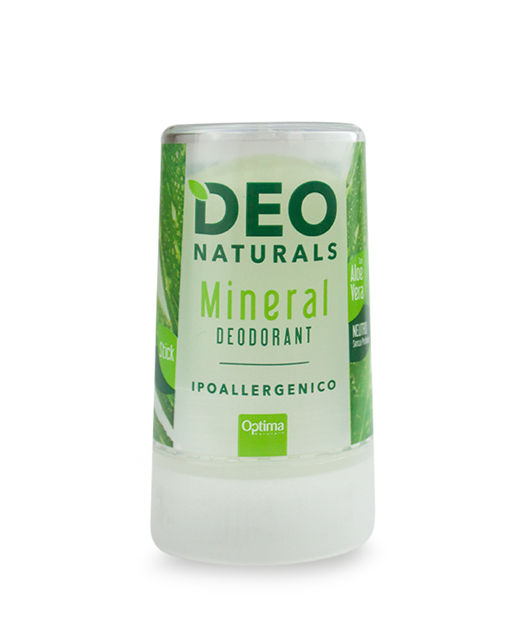 Image of DeoNaturals Mineral Deodorant Ipoallergenico Aloe Vera Optima Naturals 50g