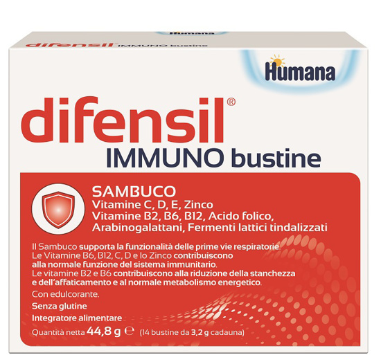 Image of Difensil(R) IMMUNO Humana 14 Bustine