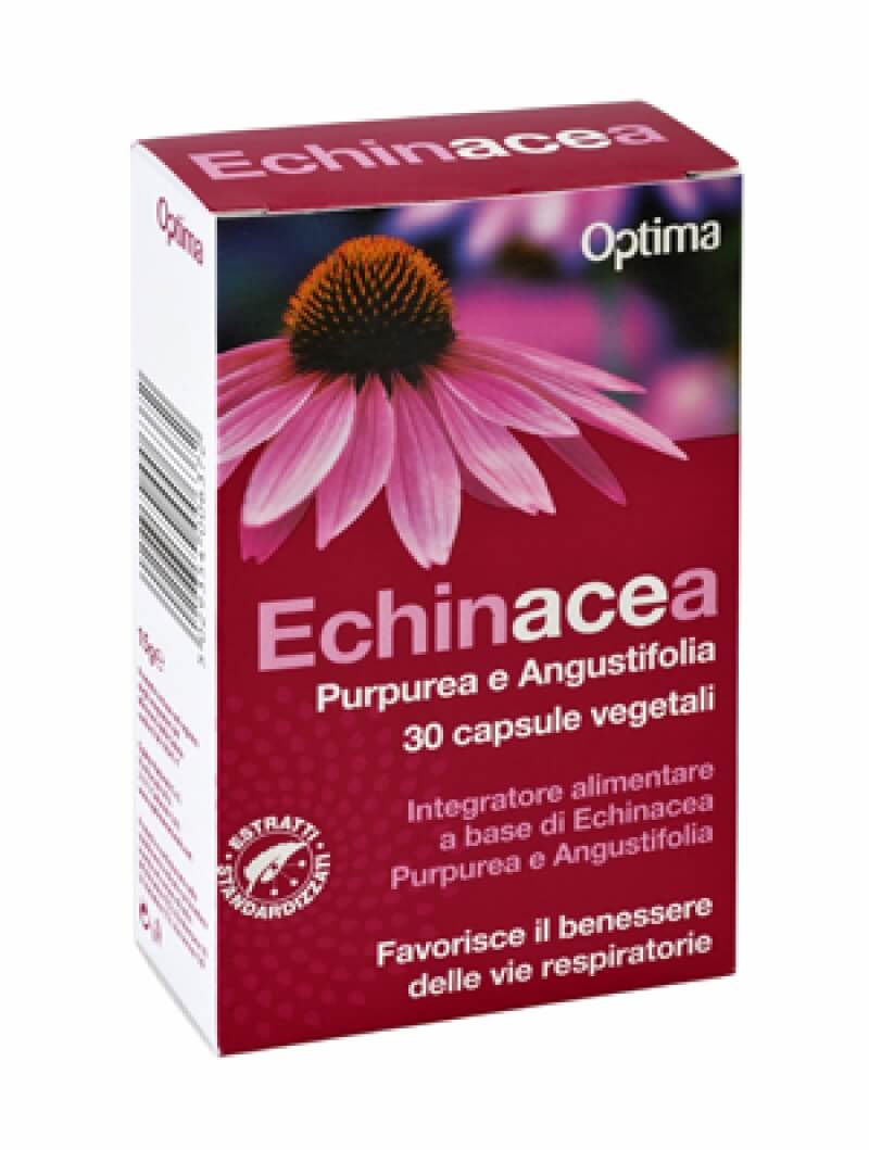 Image of Echinacea Purpurea E Angustifolia Optima Naturals 30 Capsule Vegetali