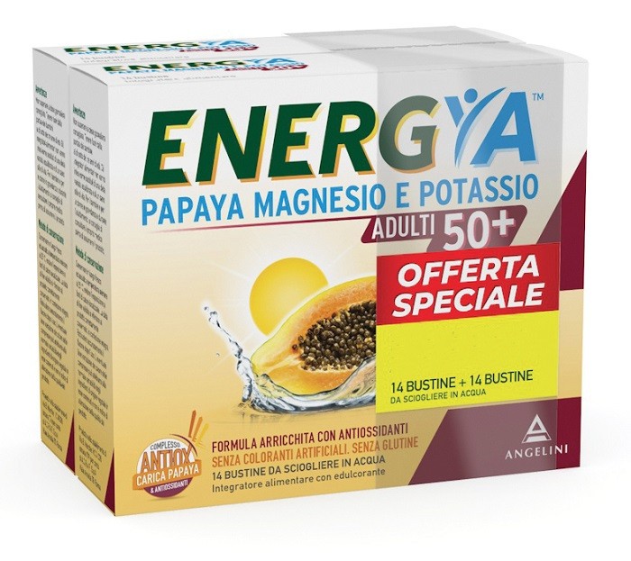 

Energya Papaya Magnesio Potassio Adulti 50+ ANGELINI 14 Bustine X2