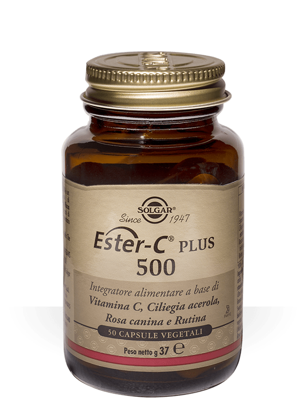 

Solgar Ester-C Plus 500 mg Vitamin C Vegetable Capsules - Pack of 50