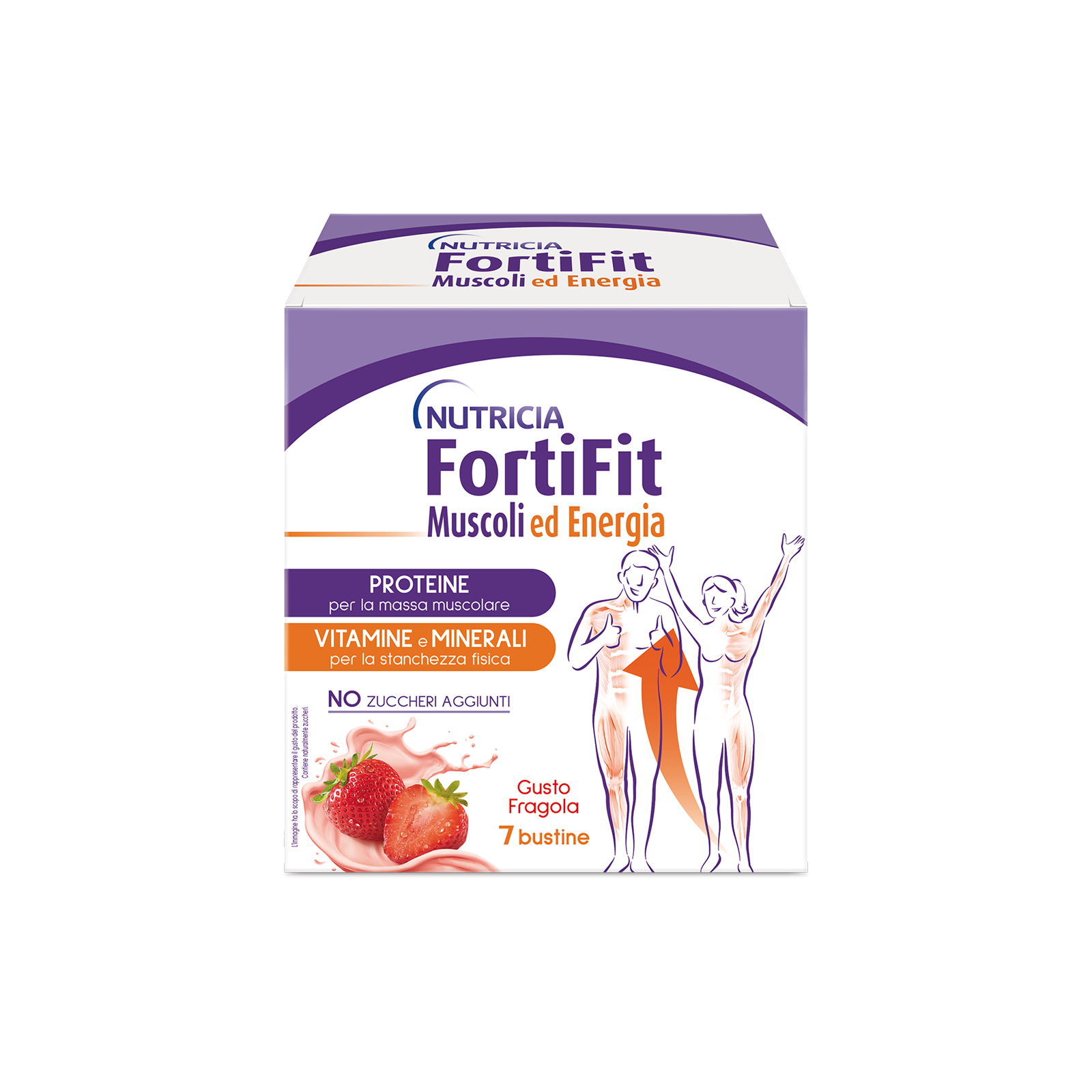 

FortiFit MUSCOLI ED ENERGIA FRAGOLA NUTRICIA 7 Bustine