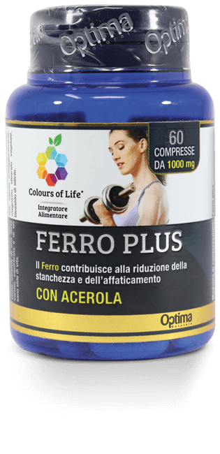 Ferro Plus Con Acerola Colours Of Life(R) Optima Naturals 60 Compresse