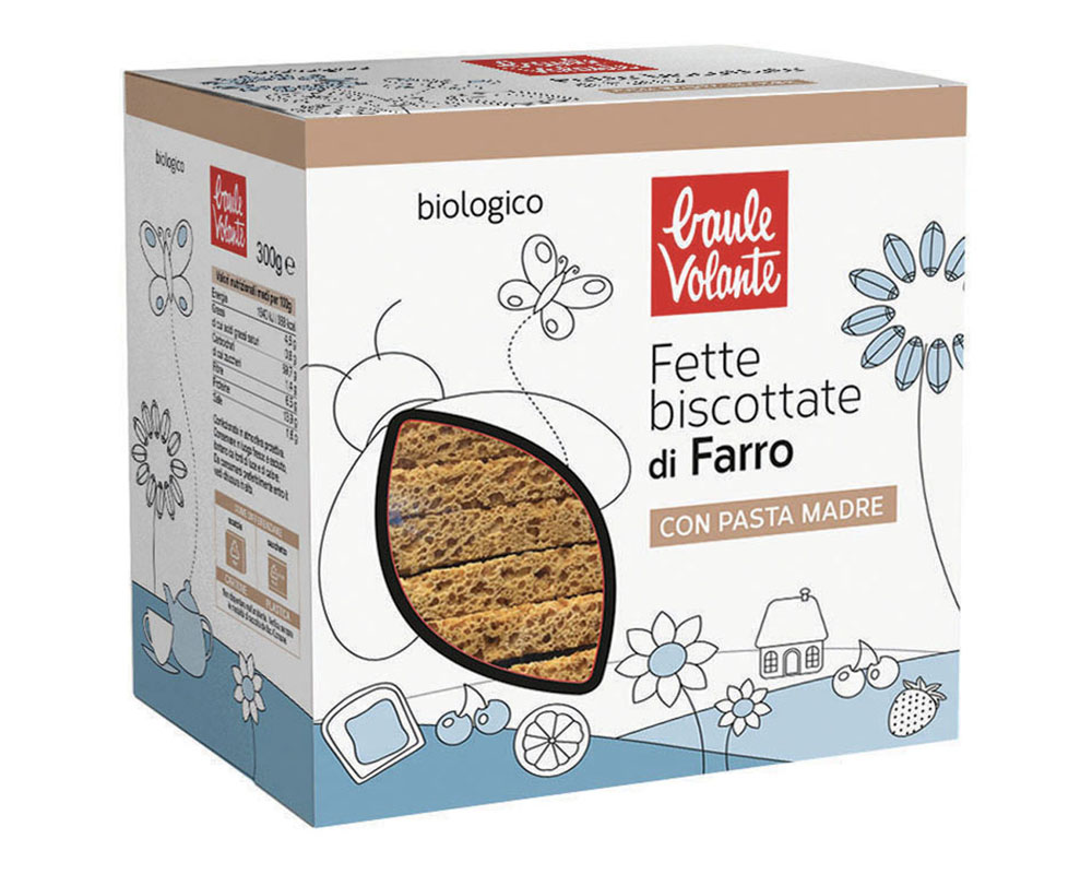 Image of Fette Biscottate Di Farro Bio Baule Volante 300g