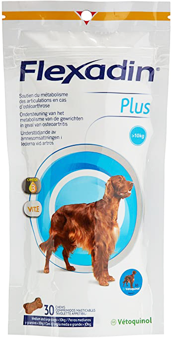 

Flexadin® Plus Per Cani Taglia Media E Grande Vétoquinol 30 Tavolette