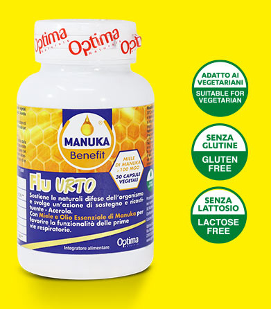 Image of Flu Urto Manuka Benefit(R) Optima Naturals 30 Capsule033